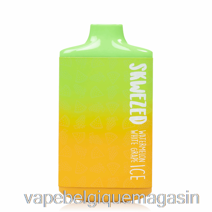 Vape Shop Bruxelles Skwezed 5k Glace Jetable Pastèque Raisin Blanc